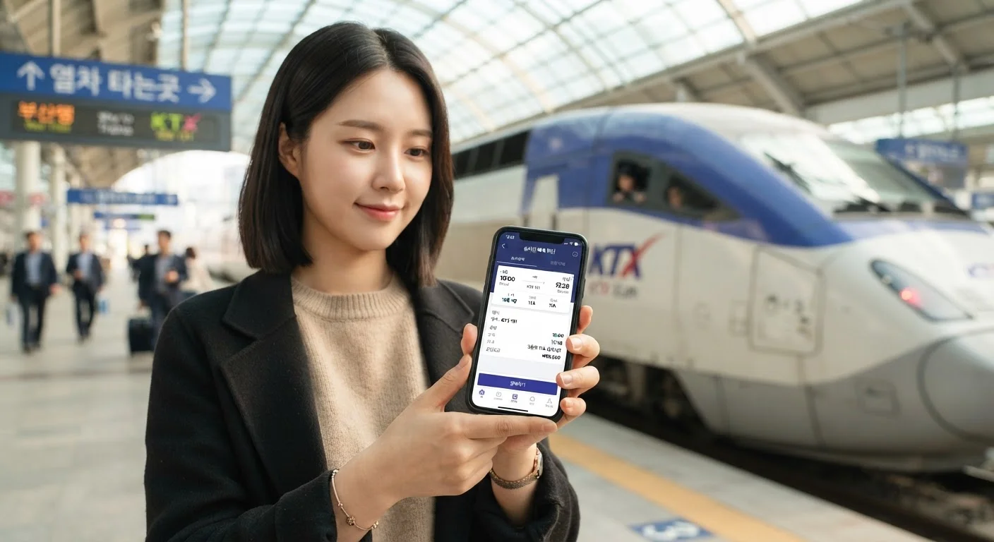 추석 KTX 예매 방법: 준비물과 절차 2 코레일 플러스 앱을 통한 추석 KTX 승차권 예매 과정