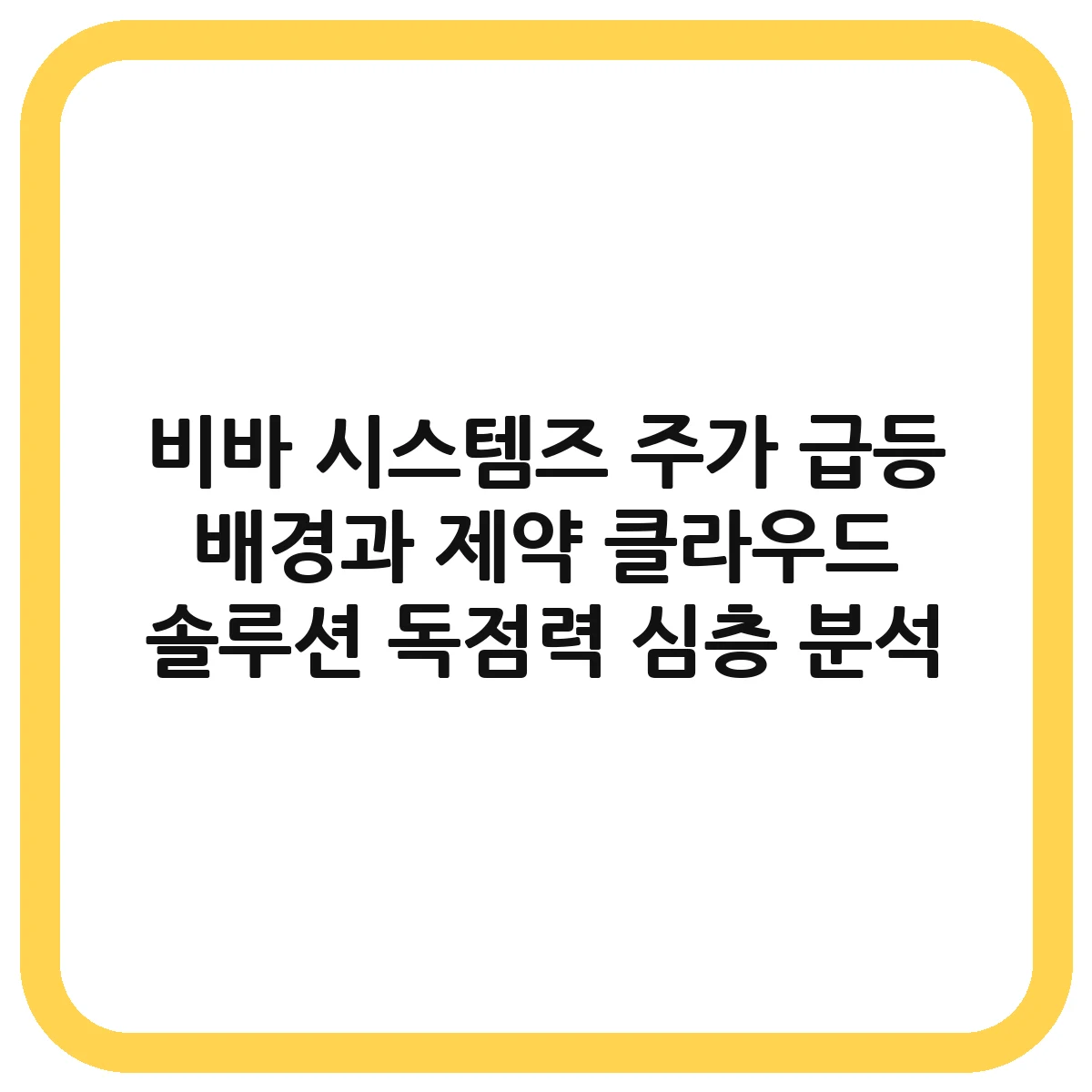 비바 시스템즈 대표 이미지
